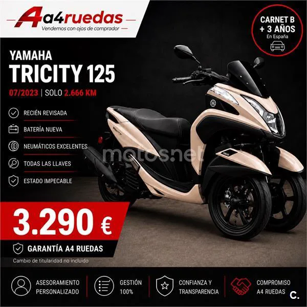 Yamaha Tricity 125 3290 € 2023 Cádiz - 1